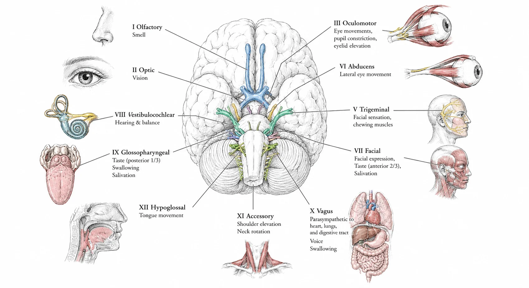 Brain Pathways Map